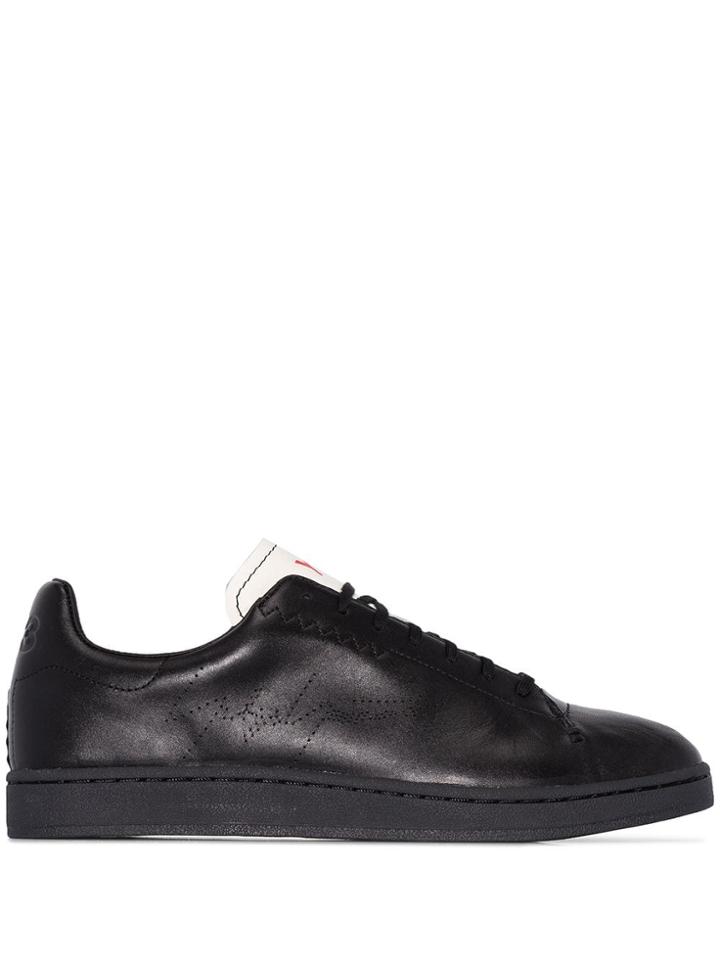 Y-3 Yohji Court Sneakers - Black