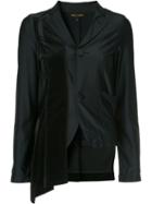 Comme Des Garçons Pre-owned Asymmetric Fitted Blazer - Blue