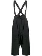 Y-3 Shell Cargo Suspender Trousers - Black