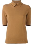 Wood Wood 'darlene' Polo Shirt, Women's, Size: Small, Brown, Merino