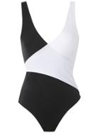Brigitte Wrap Style Swimming Suit - Multicolour