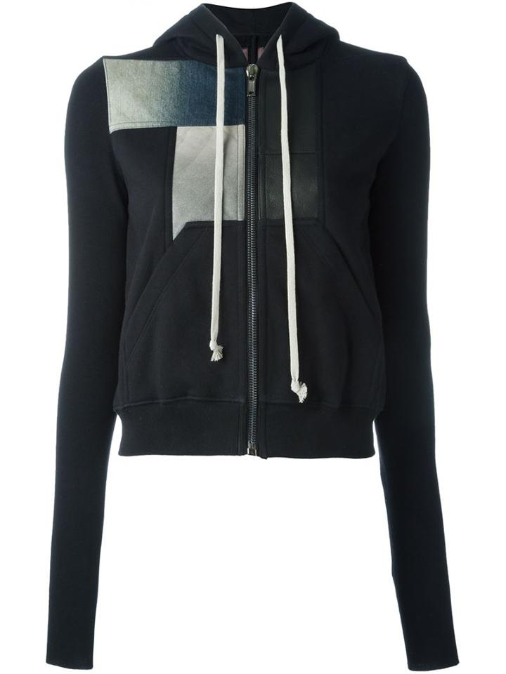 Rick Owens Drkshdw Reg Hoodie, Women's, Size: L, Black, Cotton