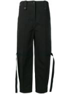 Givenchy Tie Details Trousers - Black