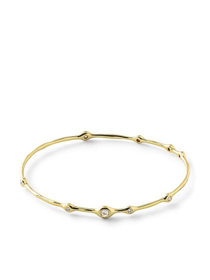 Ippolita Superstar Bangle In 18k Gold With Diamonds