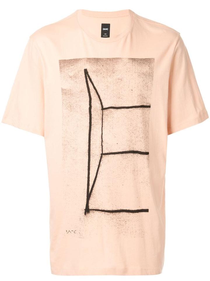Oamc Abstract Print T-shirt - Orange