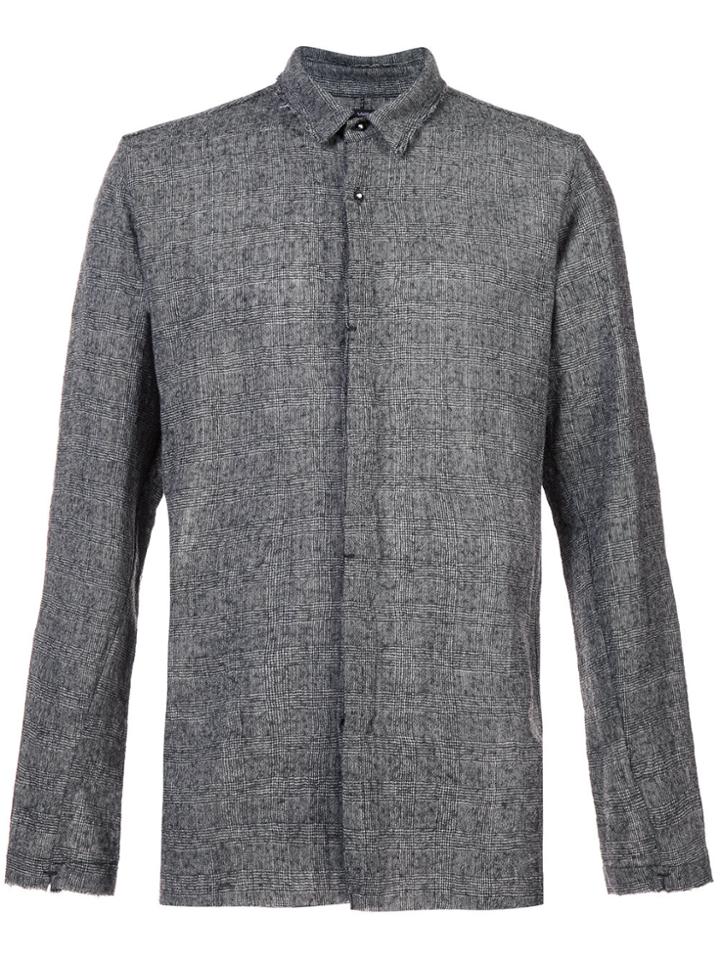 Transit Raw Collar Shirt - Grey