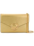 Fendi F Is Fendi Wallet On Chain Bag - Yellow & Orange