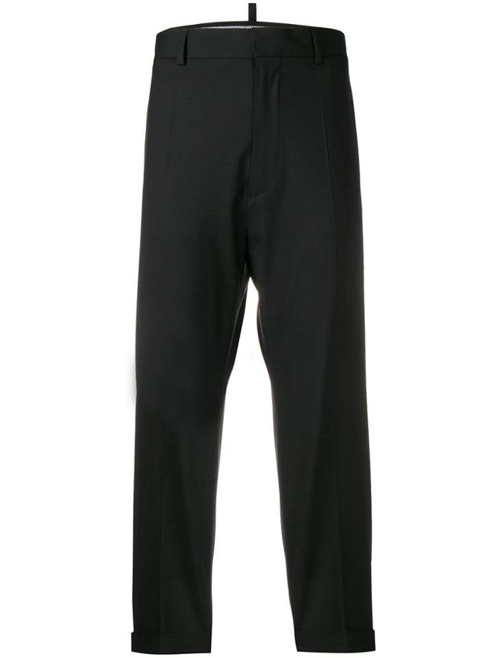 Dsquared2 High-rise Cropped Trousers - Black