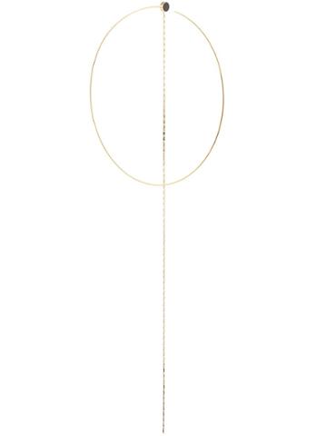 Xte Chain And Hoop Earring - Gold