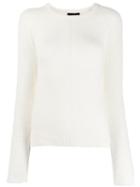 Emporio Armani Long-sleeve Fitted Top - White