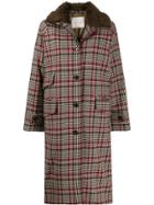 Mackintosh Forfar Brown Check Virgin Wool Coat Lm-1001f/fur