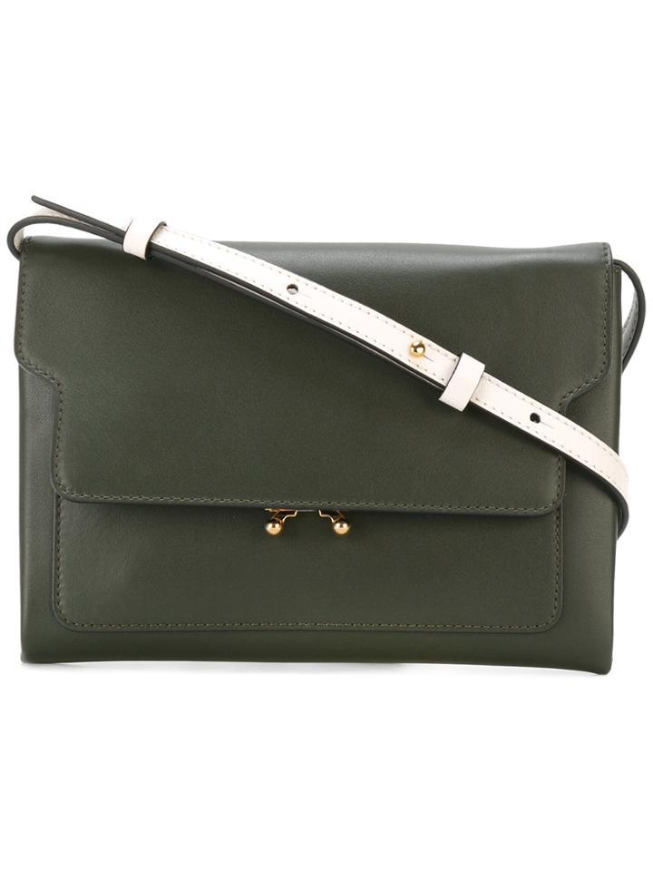 Marni Trunk Crossbody Bag - Green