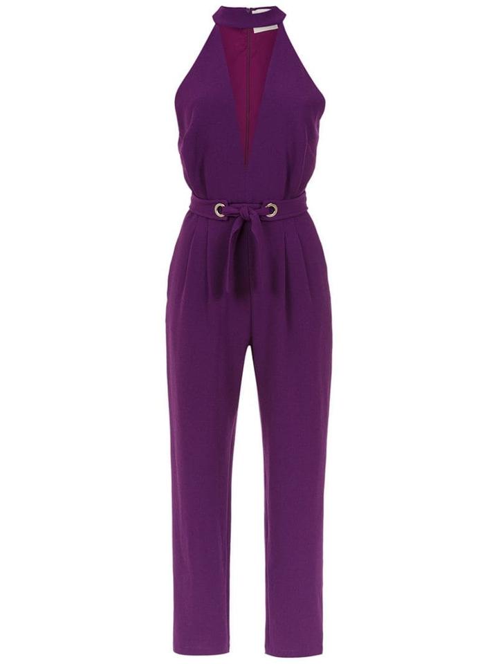 Framed Cracker Jumpsuit - Purple