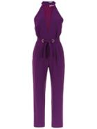 Framed Cracker Jumpsuit - Purple