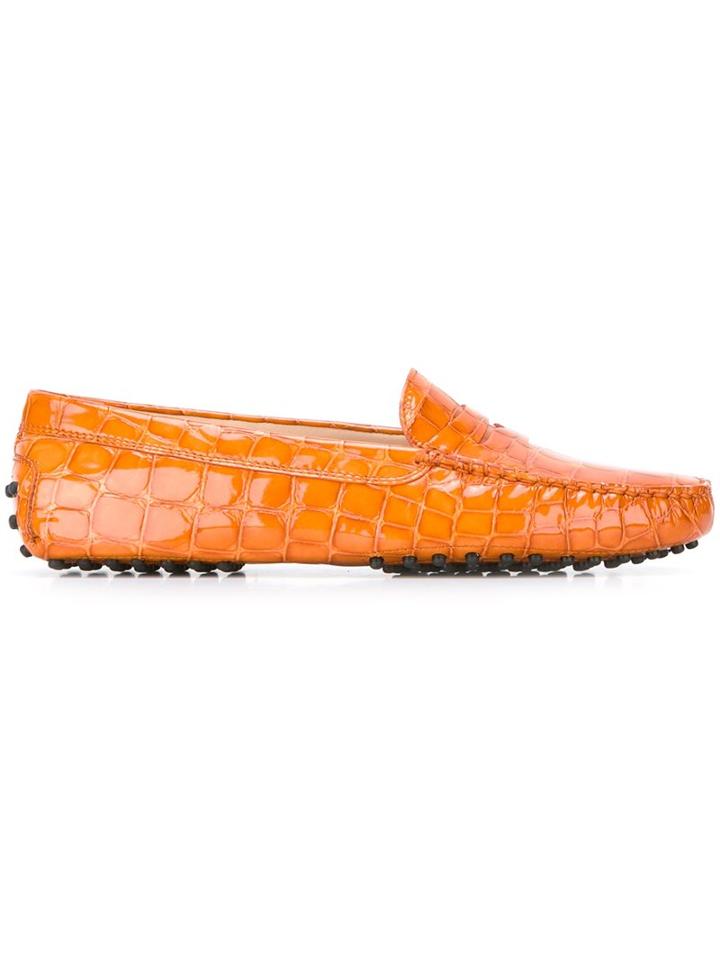 Tod's Corcodile Effect Loafers