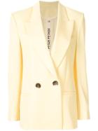 Petar Petrov Jeffrey Double-breasted Jacket - Yellow