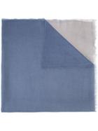 Denis Colomb Toosh Shawl, Women's, Blue, Leather/cashmere