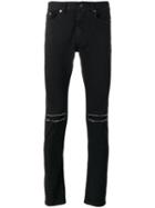 Saint Laurent Low Waisted Skinny Jeans, Men's, Size: 33, Black, Cotton/spandex/elastane