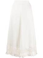 Magda Butrym Lace Skirt - White