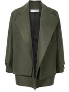 Nino Babukhadia Lapel Collar Jacket - Green