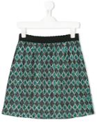 Dolce & Gabbana Kids - Jacquard Skirt - Kids - Polyester/viscose - 12 Yrs, Blue