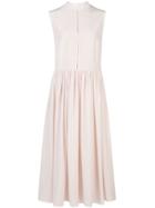 Adam Lippes Sleeveless Silk Dress - Pink