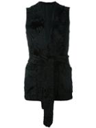 Fendi Vintage Persian Lamb Fur Gilet, Women's, Size: 44, Black