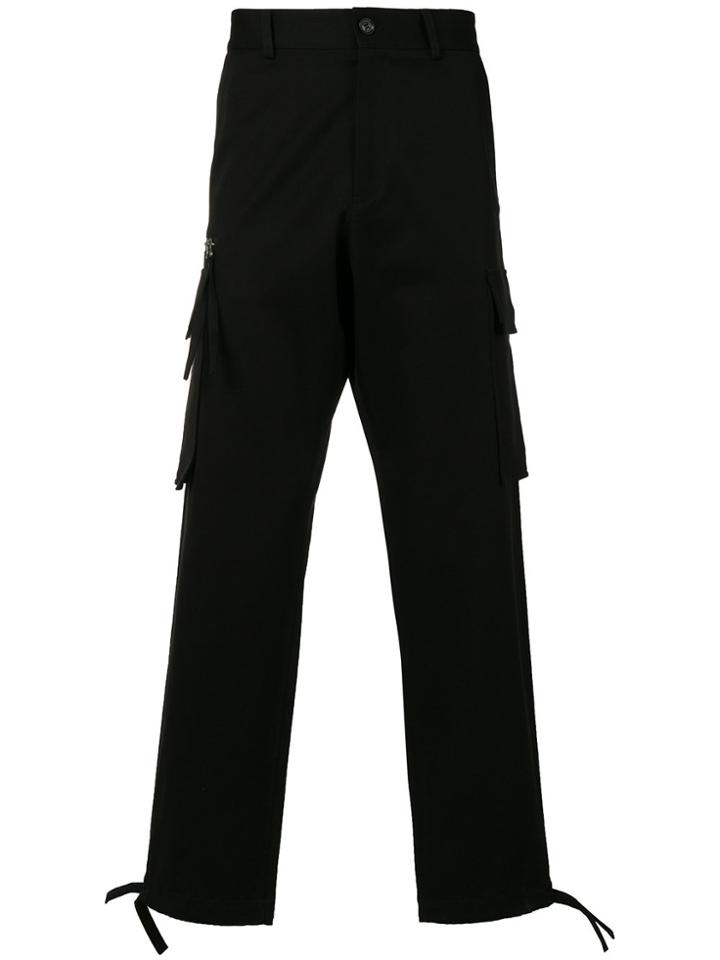 Versace Multi-pocket Trousers - Black