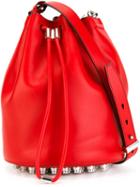 Alexander Wang Alpha Bucket Crossbody Bag, Women's, Red, Leather