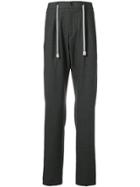 Eleventy Drawstring Tapered Trousers - Grey