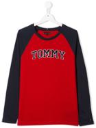 Tommy Hilfiger Junior Teen Embroidered Logo Top