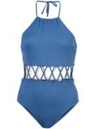 Solid & Striped The Barbara Swimsuit - Blue