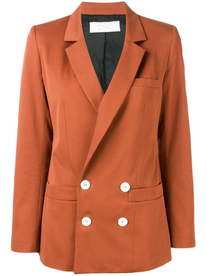 Société Anonyme Double Breasted Blazer - Orange