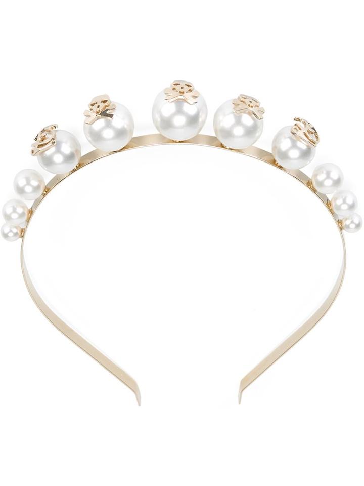 Ermanno Scervino Skull Detail Headband