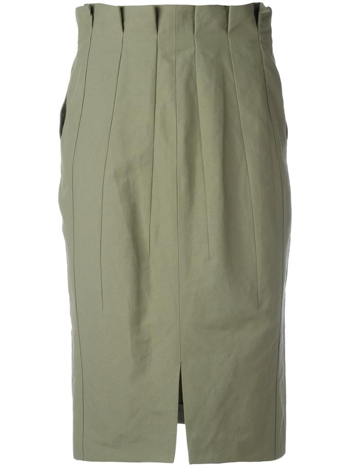 Fendi Tailored Pencil Skirt - Nude & Neutrals