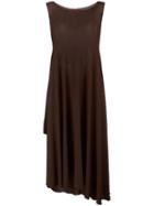 Kenzo Vintage Long Dress With Cape, Women's, Size: 38, Brown