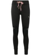 Puma Drawstring Waist Compression Tights - Black