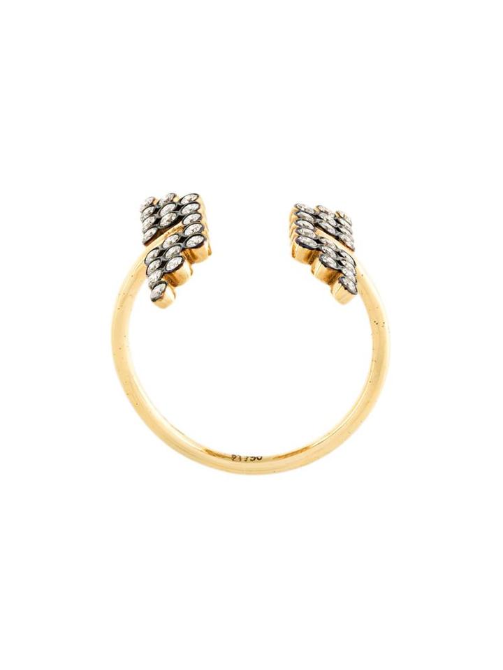 Yannis Sergakis Diamonds Ring, Women's, Size: 53, Metallic