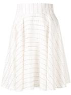Bambah Striped Oriental Skirt - White