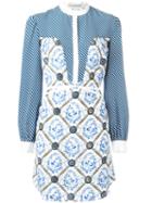 Mary Katrantzou 'ambrosia' Dress, Women's, Size: 10, Blue, Silk