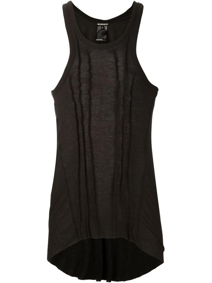 Ann Demeulemeester Sheer Tank Top