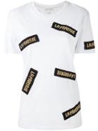 Each X Other - Patched T-shirt - Women - Cotton - M, White, Cotton