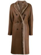 Liska Rinita Reversible Coat - Brown