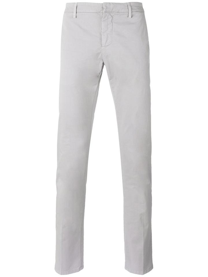 Dondup - Classic Chinos - Men - Cotton/spandex/elastane - 32, Grey, Cotton/spandex/elastane