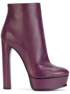 Casadei Duse Boots - Pink & Purple