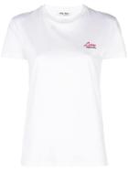 Miu Miu Back Detail T-shirt - White