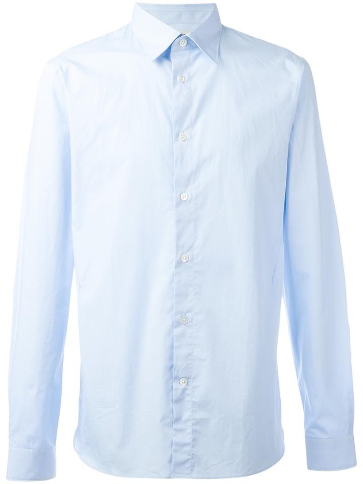 Acne Studios 'glasgow' Shirt, Men's, Size: 48, Blue, Cotton/polyester