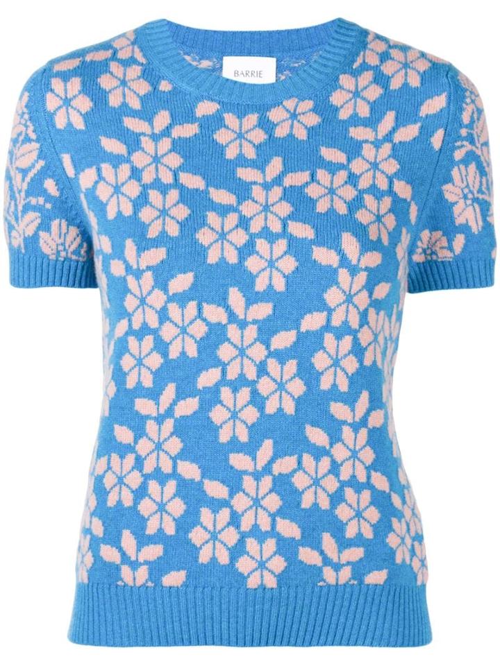 Barrie New Delft Cashmere Top - Blue