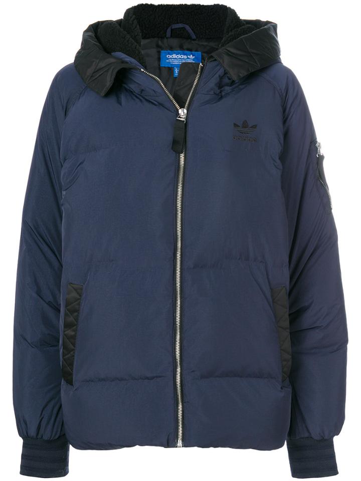 Adidas Adidas Originals Hooded Padded Jacket - Blue