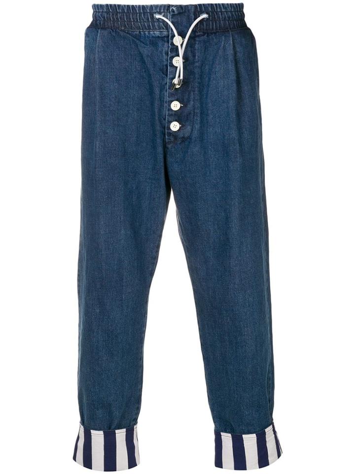 Sunnei Drop-crotch Trousers - Blue